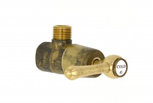 Photo: RL0549 in Raw Brass (RB) finish, Cold indicator shown