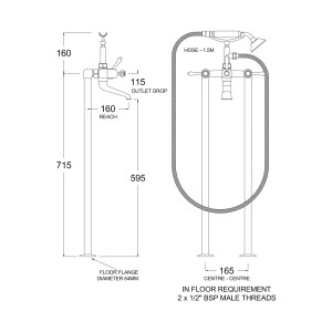 RL9496 Line Drawing