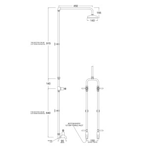 RL9586 Line Drawing