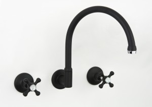 Photo: RU3114 in Matte Black with Chrome Trim (MB) finish with Engraved Button Upgrade (EBU)