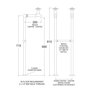 RU9660 Line Drawing