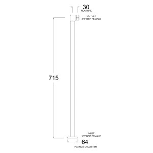 SA7621 Line Drawing