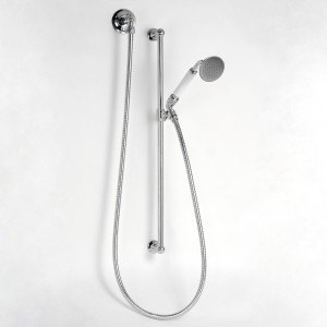 Photo: SA7688 in Chrome Plate (CP) finish with Olde Adelaide Accessory Bases (HE)