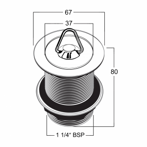 SA7840 Line Drawing