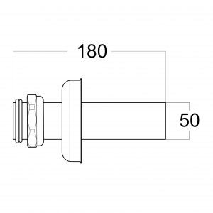 SA7864 Line Drawing (50mm CTS)