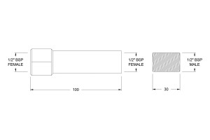 SA7905 Line Drawing
