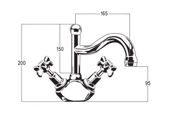 BA1524 Line Drawing