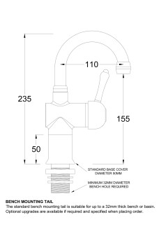 CB7000-RL-GN Line Drawing