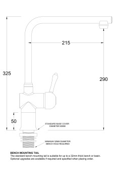 CB7000-RL-HTS Line Drawing