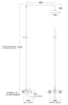 HE9483 Line Drawing
