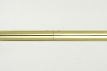 Photo: Rail Section Join Example. Example shown in Polish to Plate (PP) finish.<br/>Grub screw spacing may vary depending on the dowel required.
