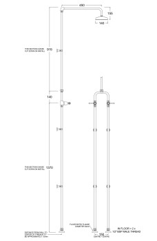 RL9600 Line Drawing