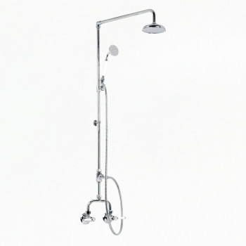 Photo: RL9601 in Chrome Plate (CP) finish with White Lever Insert Upgrade (LCNS)