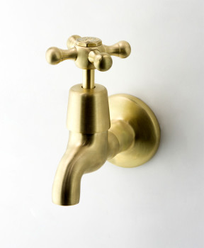 Photo: RU0202 in Lea Wheeled Brass (LW) finish with Engraved Button Upgrade (EBU)