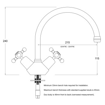 RU5218 Line Drawing