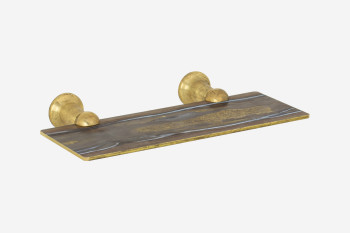 Photo: RU7035 in Raw Brass (RB) finish - Please note that colours of this item will vary widely per piece due to the nature of the raw material.