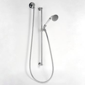 Photo: SA7688 in Chrome Plate (CP) finish with Olde Adelaide Accessory Bases (HE)