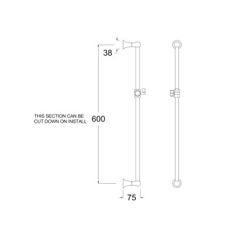 SA7698 Line Drawing
