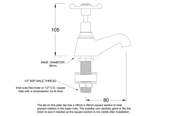 SP0085 Line Drawing
