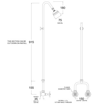 SP9597 Line Drawing