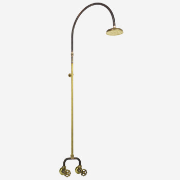 Photo: SP9599 in Raw Brass (RB) finish with Arch Shower Arm Upgrade (-ARCH)