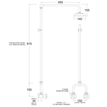 TC9599 Line Drawing