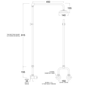 TL9599 Line Drawing