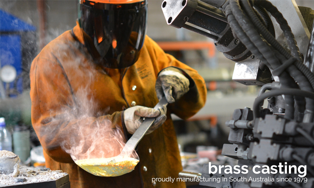 Brass Casting at Consolidated Brass