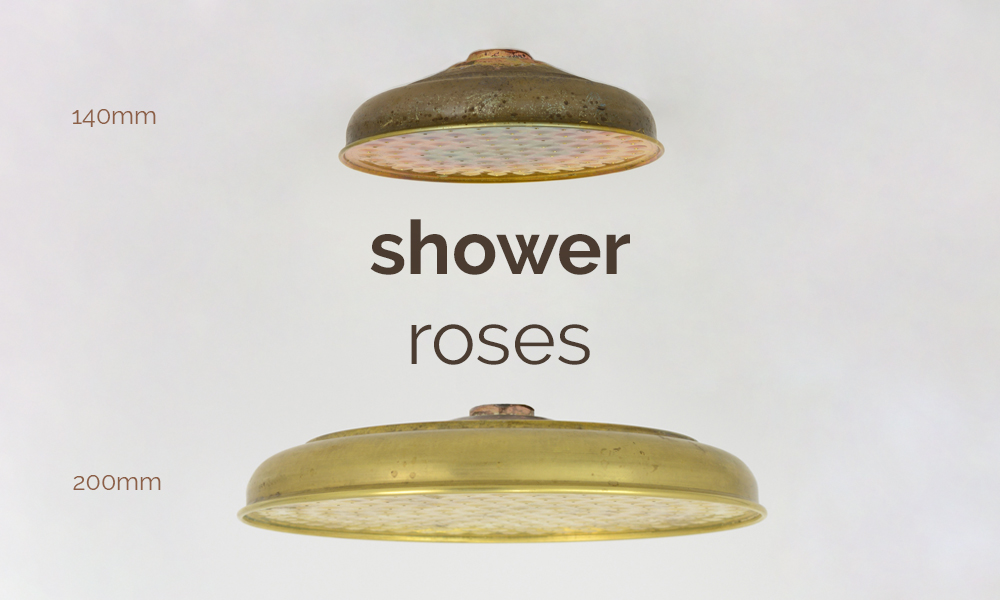 140mm and 200mm Shower Roses