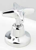 Bellevue MK2 Anti-Vandal Basin Top Assembly in Chrome Plate Finish