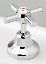 Roulette Modern Basin Top Assembly in Chrome Plate Finish