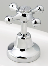 Roulette Basin Top Assembly in Chrome Plate Finish with Engraved Button Upgrade