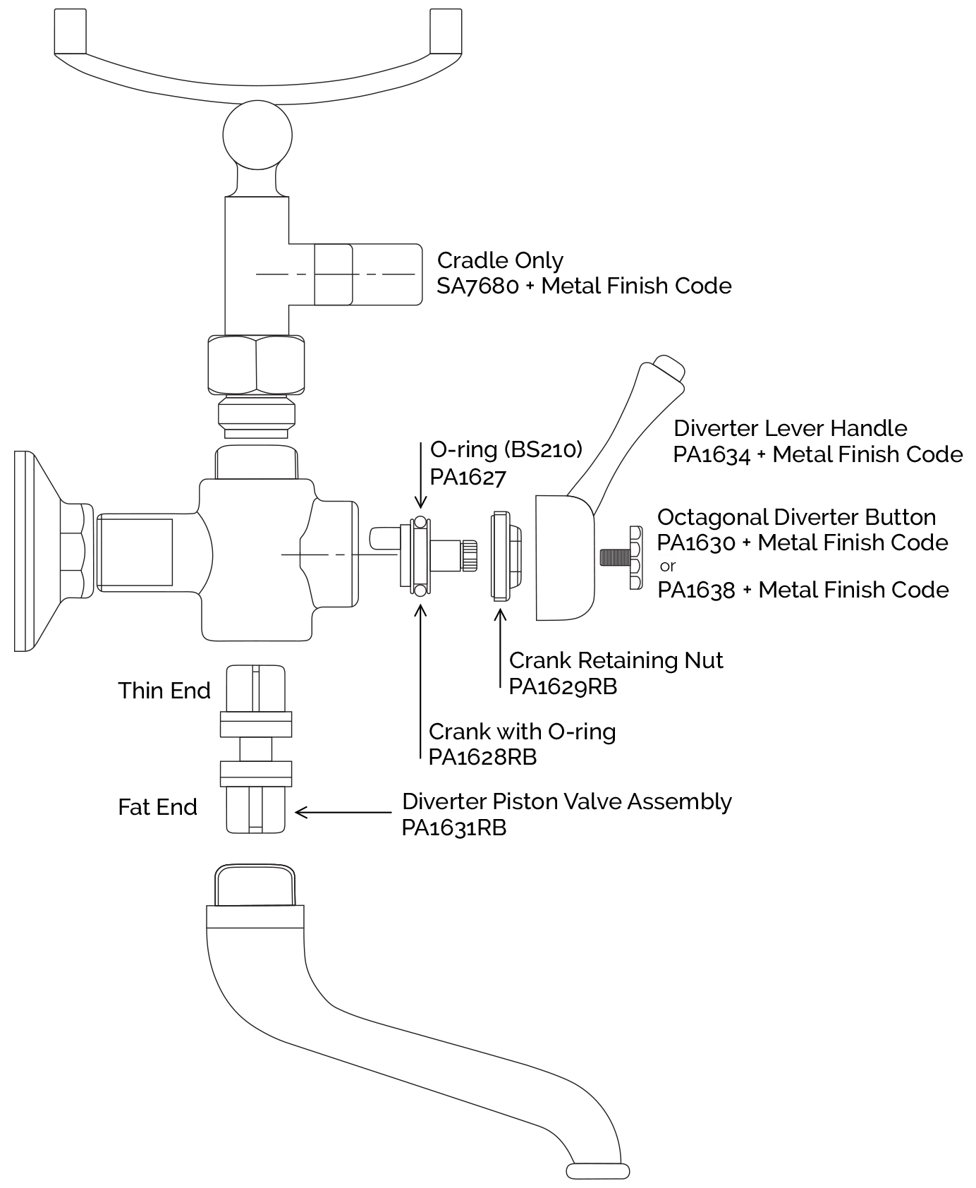 Diverter Parts Diagram