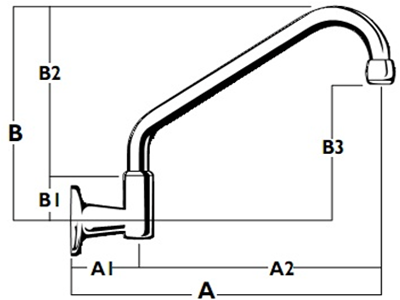 Roulette Wall Upswept Outlet - Diagram WALL-MTO-2