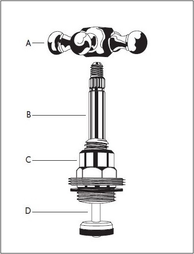 Standard CB Spindle