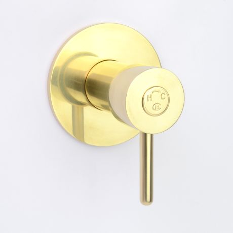 Torrens Lever Wall Mixer in Polish to Plate