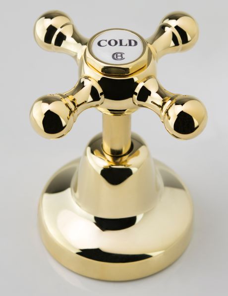 Roulette Basin Top Assembly in Antique Brass Finish